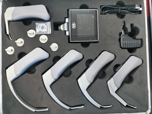LED-Licht-chirurgischer Kehlkopfspiegel stellte Edelstahl 316 medizinischen tragbaren Endoscope ein
