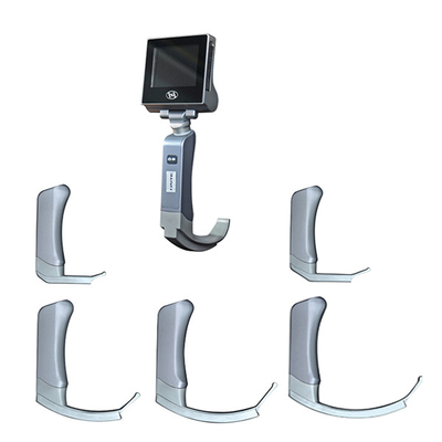 3-Zoll-All-in-One-Antibeschlag-wiederverwendbares Video-Laryngoskop für die Intubation der Atemwege