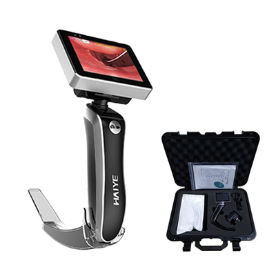 Medical 304 SS Tragbares Anästhesie-Einweg-Videolaryngoskop 960 * 480 RGB