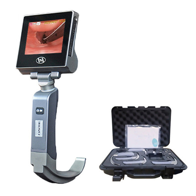 Kein toter Winkel, wasserdichtes optisches Laryngoskop, Atemwegsintubation, 3400 mA, 3,0-Zoll-LCD-Bildschirm