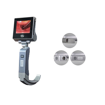 3-Zoll-LCD-wiederverwendbares starres Video-Laryngoskop Video-Laryngoskop mit 5 Klingen