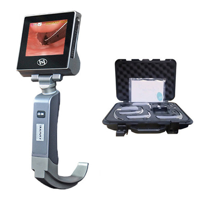 3-Zoll-LCD-wiederverwendbares starres Video-Laryngoskop Video-Laryngoskop mit 5 Klingen