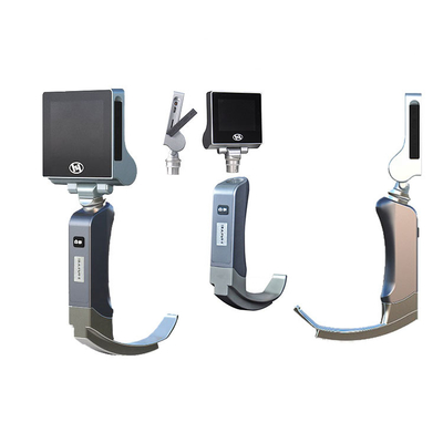 360-Grad-All-Sight-LCD-medizinisches starres Video-Laryngoskop-Set mit Akku