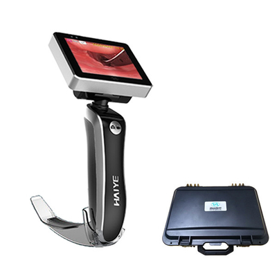 Wiederaufladbares tragbares All-in-One-Videolaryngoskop mit 2 Millionen Pixeln und 3 Einwegspateln