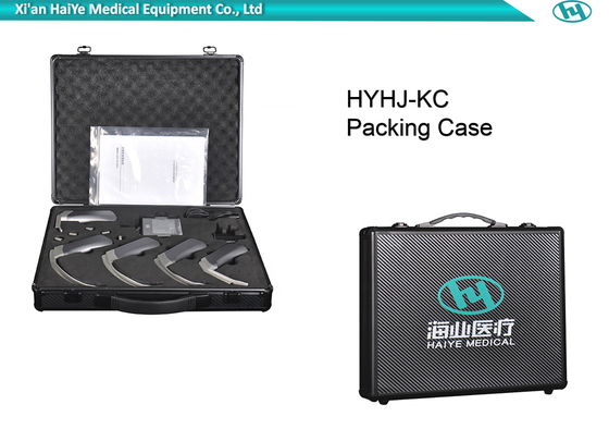 Distale Linsen-tragbares Edelstahl-Kehlkopfspiegel-Intubations-Video ISO13485 FDA